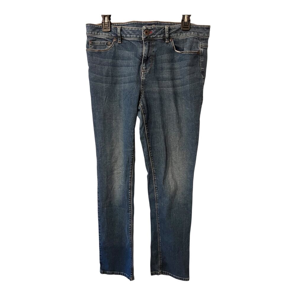 J.Jill Authentic Fit Women’s Size 10 Blue Denim Slim Leg Stretch Ankle Jeans